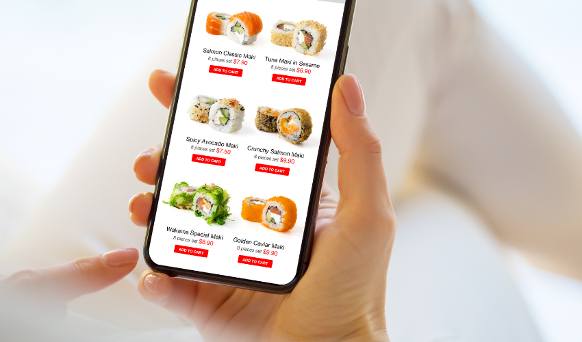 online menu