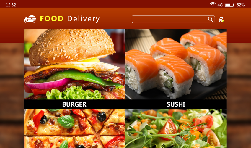 online food menu