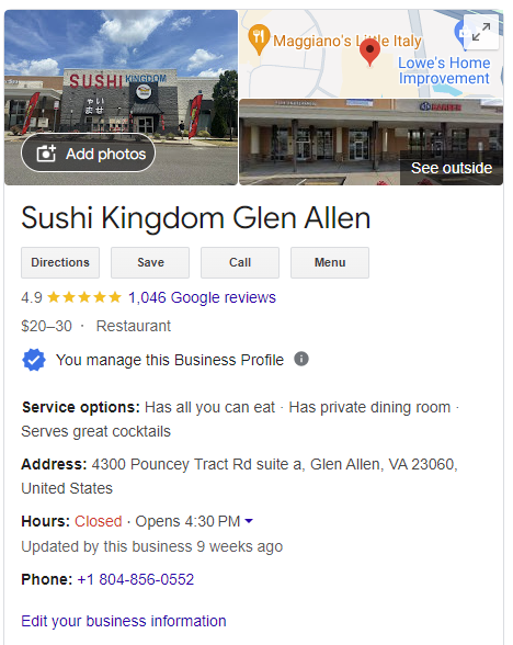 google reviews management